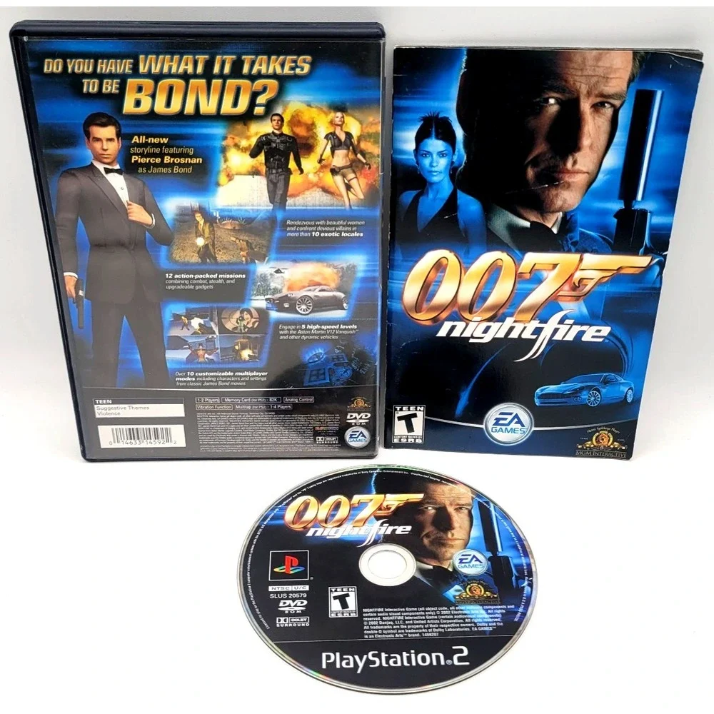 007 Nightfire PlayStation 2‎ PS2 Game CIB COMPLETE IN BOX